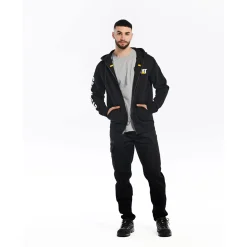 CAT Zip Hoodie Banner Gr. 2XL schwarz