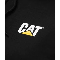 CAT Zip Hoodie Banner schwarz Gr. M
