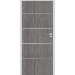 Classen CPL-Zimmertür Discovery Eiche Grigio Anschlag rechts 198,5 x 73,5 cm