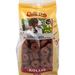 Classic Dog Snack Rollis Lachs 500g