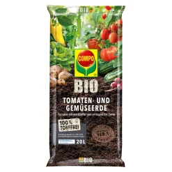 Compo BIO Tomaten- und Gemüseerde torffrei 20 L