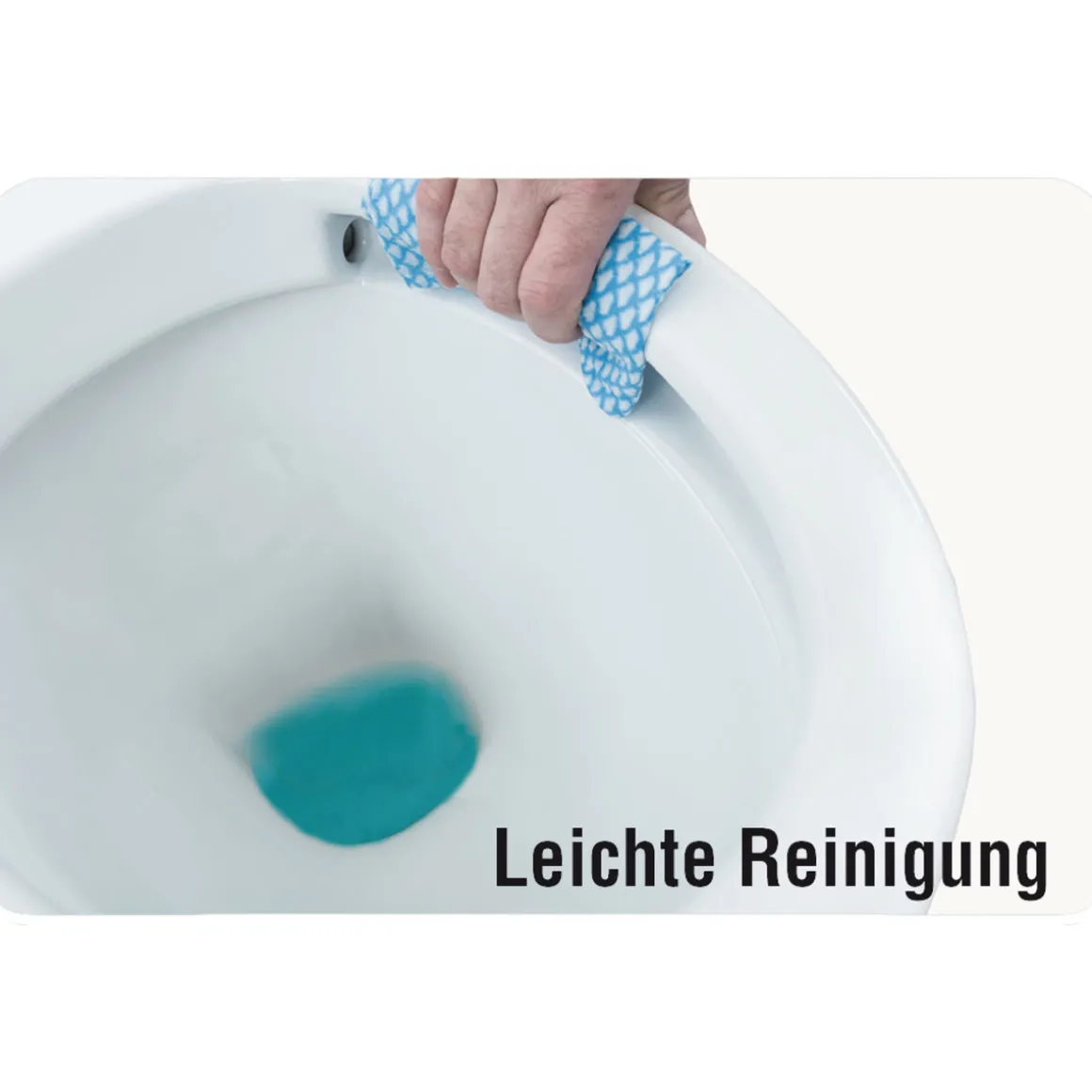 Cornat Flach Stand-WC spülrandlos Abgang waagerecht weiß