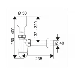 Cornat Urinal Komplettset