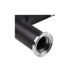 Cornat Waschtischarmatur-Set Edition Black, Druck-Ablauf, Farbe: Schwarz/Chrom