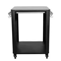 Cozze Outdoor-Tisch 60x60x83,5cmm/Ausziehtisch in Edelstahl u. 4 Raeder