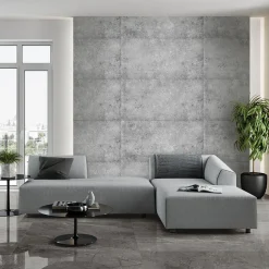 Decosa Wandpaneel Betonoptik grau 50x50 cm