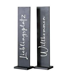 Dekoaufstseller Cartello LxBxH 20 x 15 x 77 cm sortiert