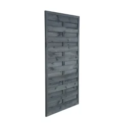 Dichtzaum 90 x 180 cm glatt Kiefer dunkel- grau gebeizt
