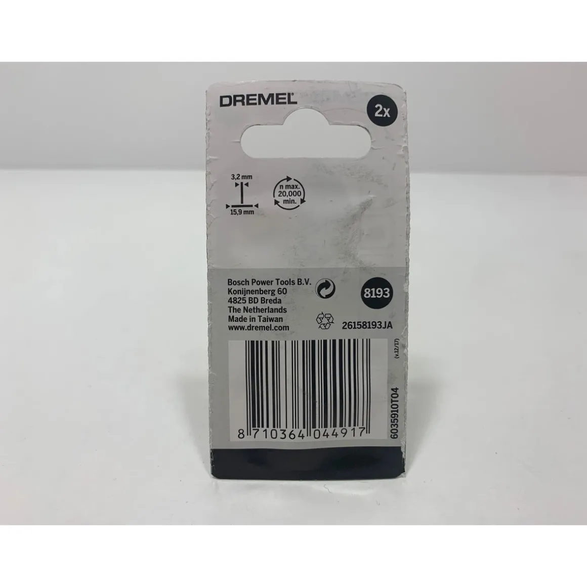 DremelAluminiumoxid-Schleifstein Durchmesser 15,9 mm