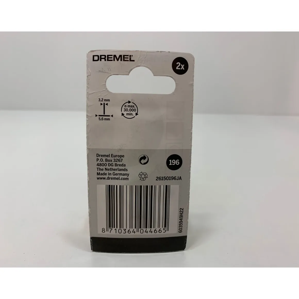 DremelHochgeschwindigkeits-Fräsmesser Durchmesser 5,6 mm