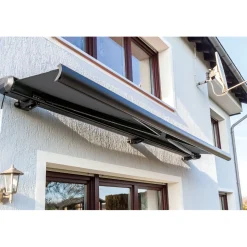 Durabil Markise inkl LED-Beleuchtung 400 x 300 cm anthrazit
