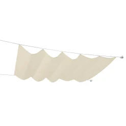 Durabil Seilspann-Markise 330 x 200 cm beige