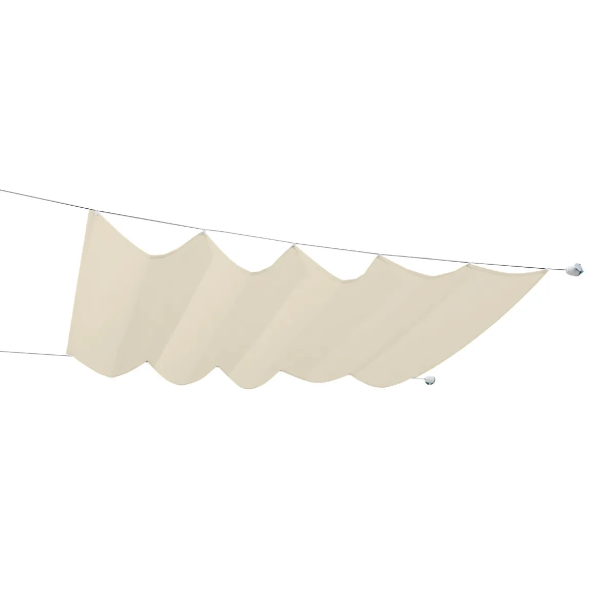 Durabil Seilspann-Markise 330 x 200 cm beige