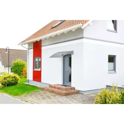 Durabil Vordach silber 150 x 100 cm