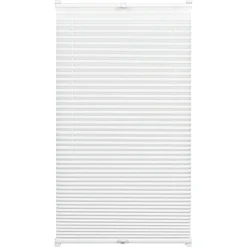 Easy-Fix Plissee 65x130 weiss2 Bedienschienen