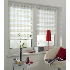 Easyfix Rollo Karo 60x150 cm weiß