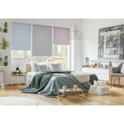 EasyFix Rollo rauchblau 100x150cm