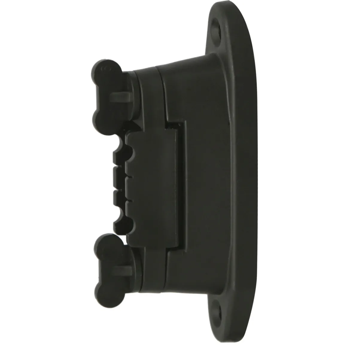 Eck- und Streckenisolator Profi schwarz für 40 mm 6 Stück