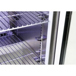 Edelstahl-Erweiterungsmodul mit Doppelkühlschrank