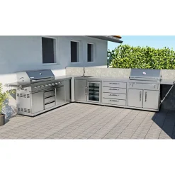 Edelstahl-Erweiterungsmodul Holzkohlegrill MGK-400 Premium