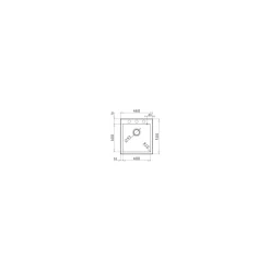 Einbauspuele ISTROS 46x50 cm 1BGranit Beige