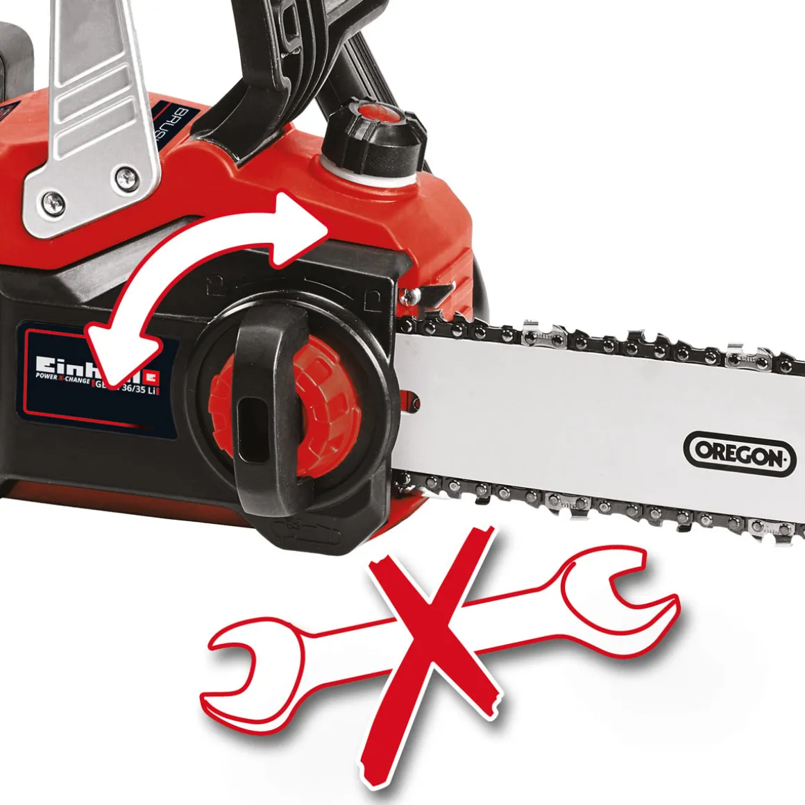 Einhell Akku-Kettensäge GP-LC 36/35 Li-Solo