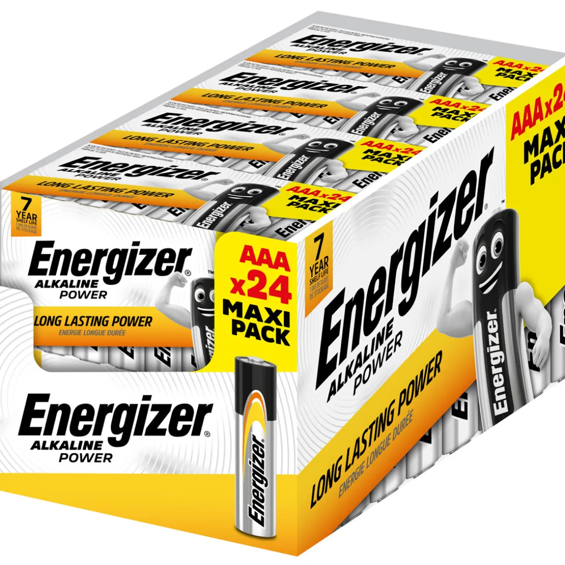 Energizer AAA-Batterie Alkaline Power Maxi-Pack 24 Stk.