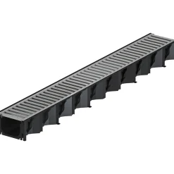 Entwässerungsrinne ACO Self Hexaline 2.0 schwarz 100 x 12,5 x 7,8 cm