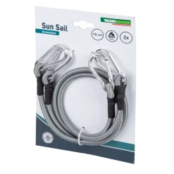 Expanderseil und Karabiner 70 cm, 2 St