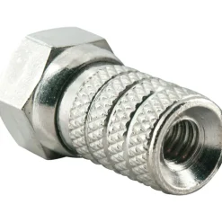 F-Aufdrehstecker 4mm 2Stück