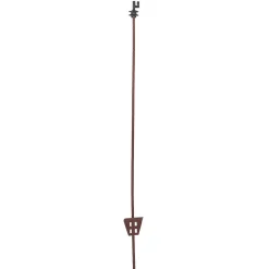 Federstahlpfahl Einzelspitze 107 cm braun 10 Stück