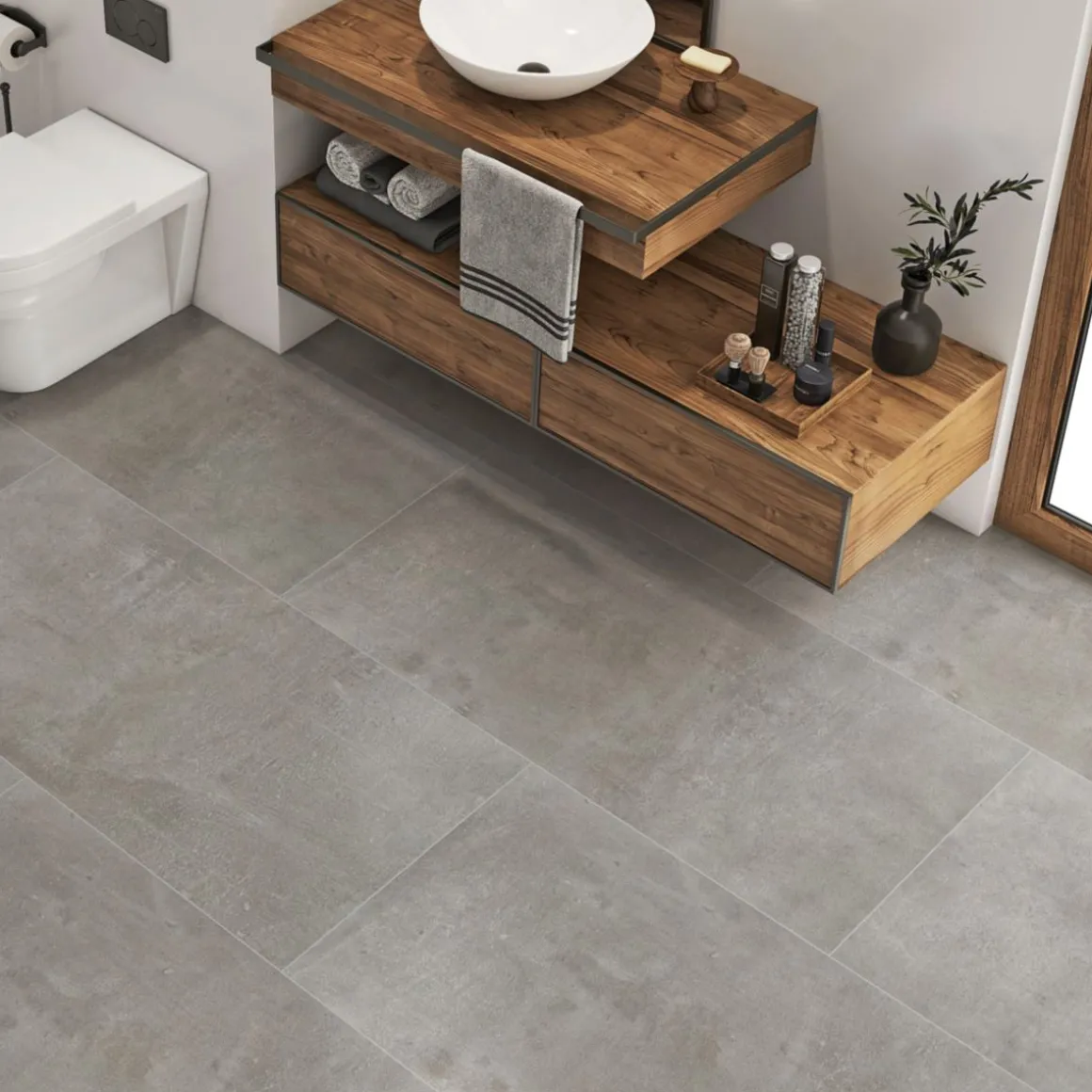 Feinsteinzeug Urbon Pro grey ca. 60 x 120 cm
