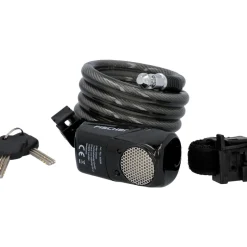 Fischer Bikes Alarm-Spiralschloss 120 cm 12 mm
