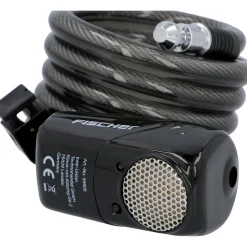 Fischer Bikes Alarm-Spiralschloss 120 cm 12 mm