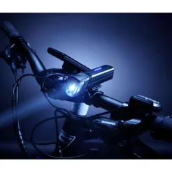 Fischer Bikes LED-Akku-Beleuchtungs-Set 3-teilig