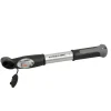 Fischer Bikes Mini-Pumpe mit Doppelhub Duokopf silber