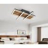 FLECTOR DL Talida 34x34x8cm 15W schwarzweiss u. Holz, 1700lm warmweiss