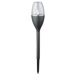 Flector Garten LED-Solarfackel Ambience schwarz 4er-Set