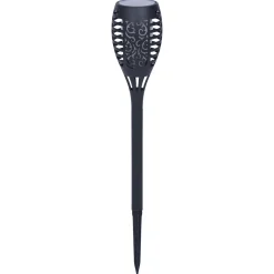 Flector Garten LED-Solarfackel Flame schwarz 5er-Set