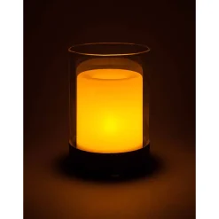 Flector Garten LED-Solar-Tischleuchte Nordic schwarz