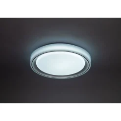 Flector LED-Deckenleuchte Lunetta 24 Watt weiss/silber 3000-6500K