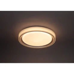 Flector LED-Deckenleuchte Lunetta 24 Watt weiss/silber 3000-6500K