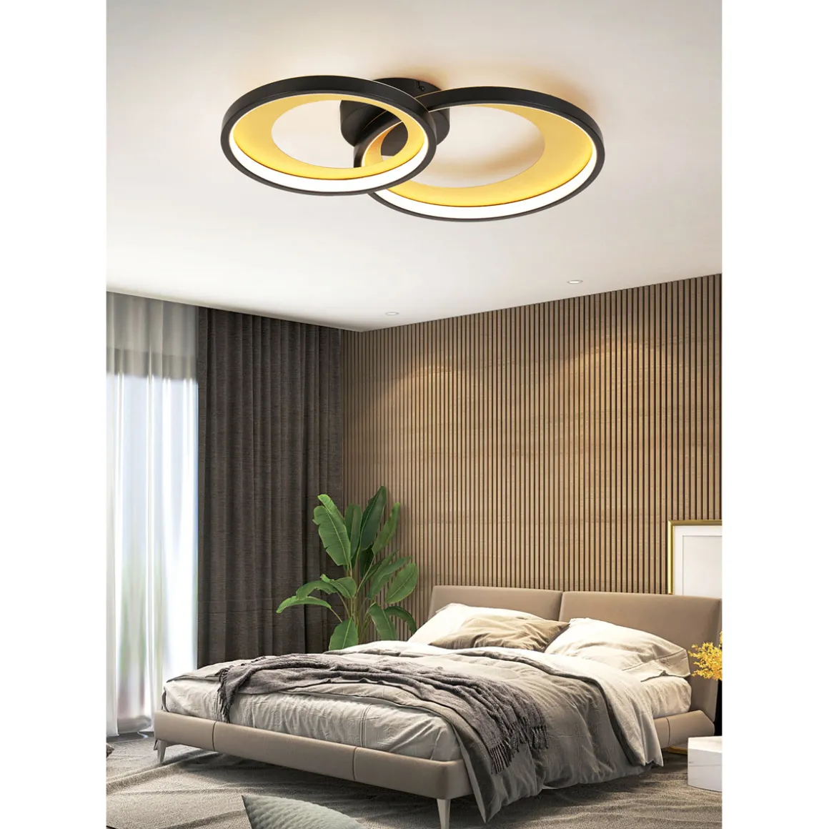 Flector LED-Deckenleuchte Rengas
