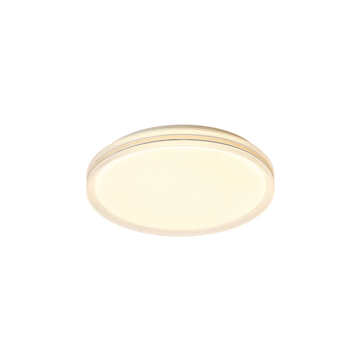 Flector LED Deckenleuchte Stellaris D39cm 24W 3000K weiss u. kristall