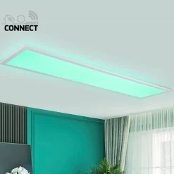 Flector LED-Panel Smart Connect 120 x 30 cm weiß