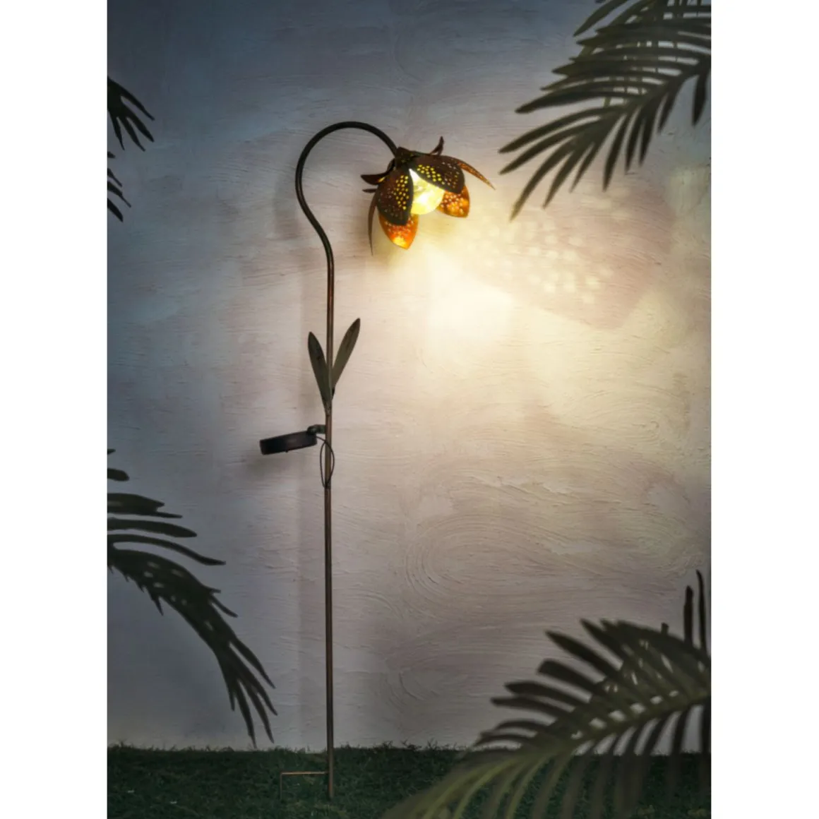 Flector LED Solarspieß Vintage Flower