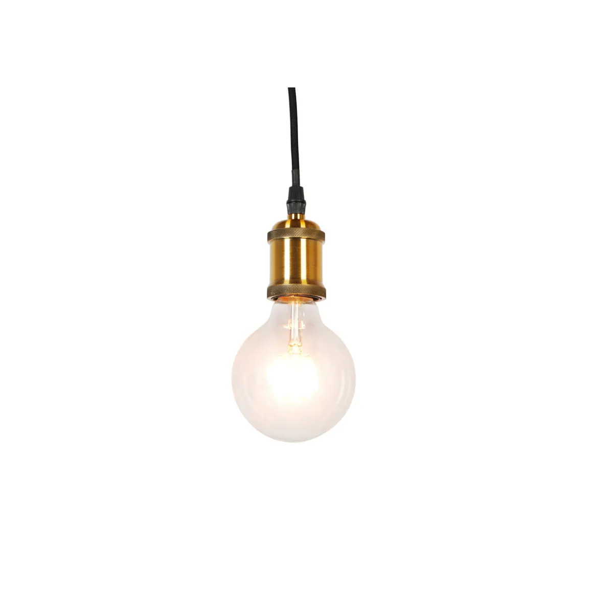 Flector Vintage-Pendelleuchte Edison bronze