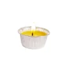 Flower Power 4er Set Citronellakerze in Aluschale 8 x 3,5 cm