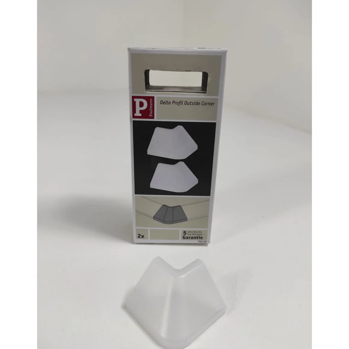 Function Delta Profil Outside Corner 2erPack Satin Kunststoff