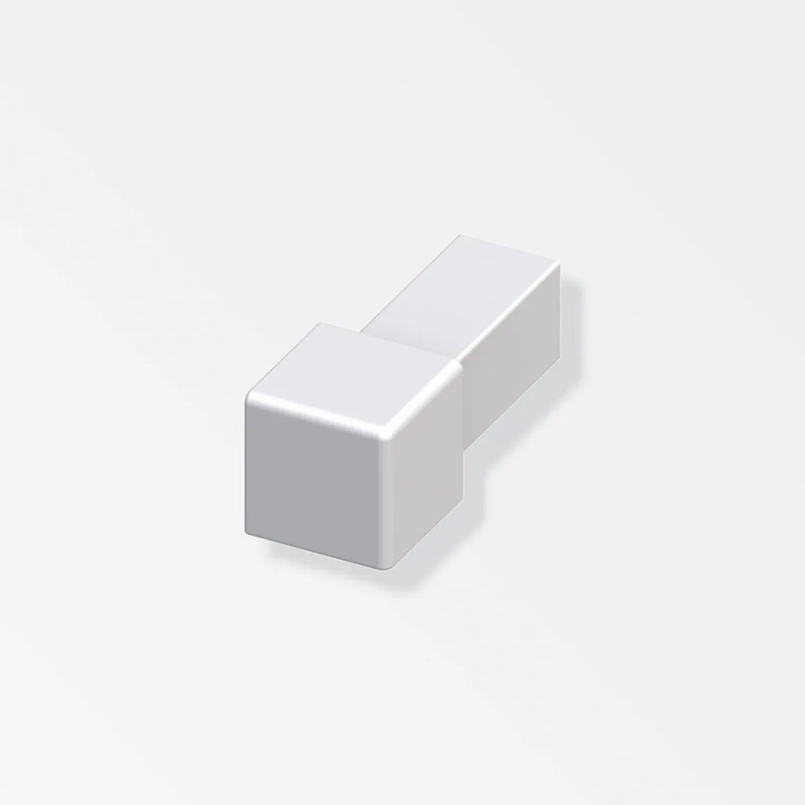 Fundamo Quadrat Eck 10 mm silber